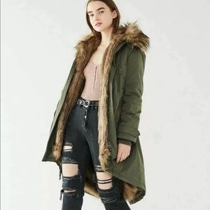 Urban Outfitters Faux Fur Lined Aspen Jacket